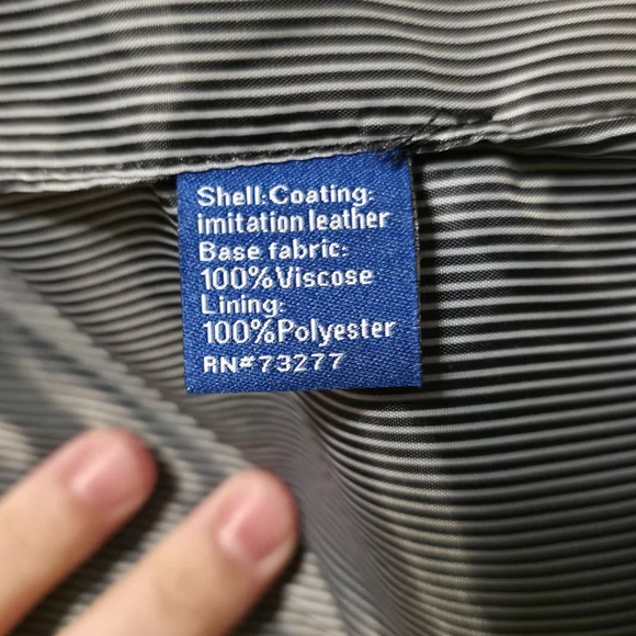 Apt. 9 Black Leather Jacket - Picture 10 of 11